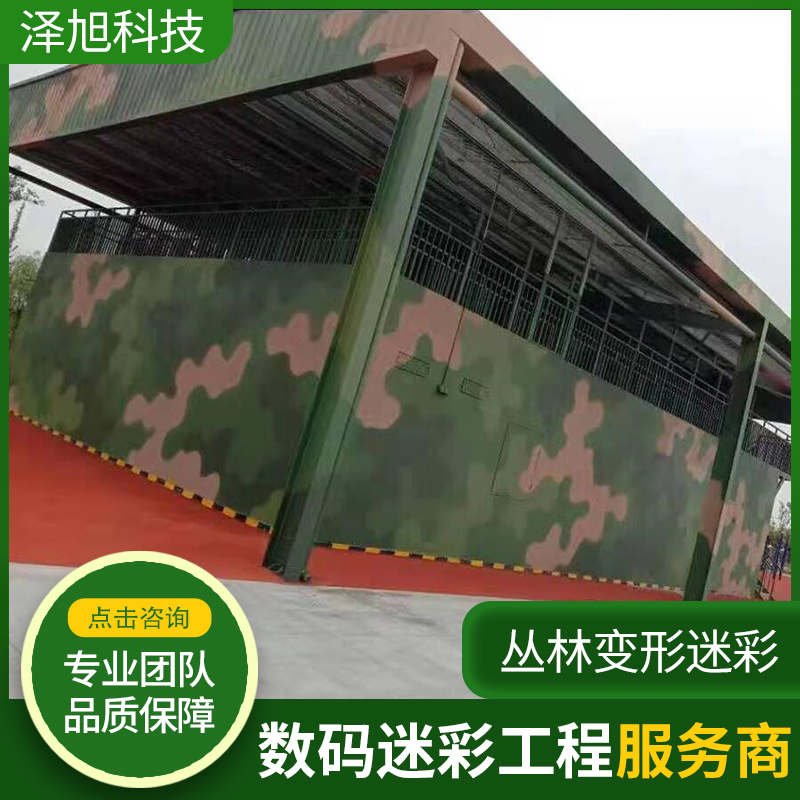 丛林变形迷彩喷涂
