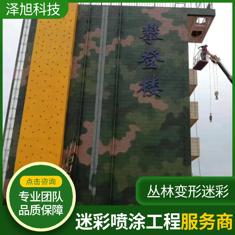 丛林变形迷彩喷涂